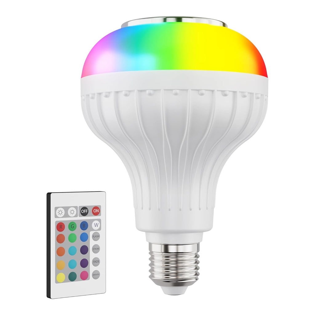 Bec Smart LED cu boxă integrată și control Bluetooth