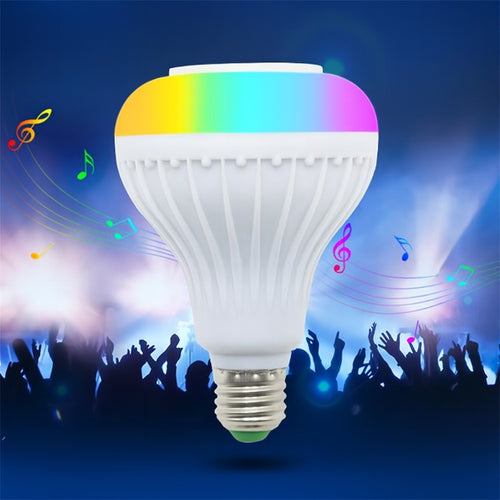 Bec Smart LED cu boxă integrată și control Bluetooth