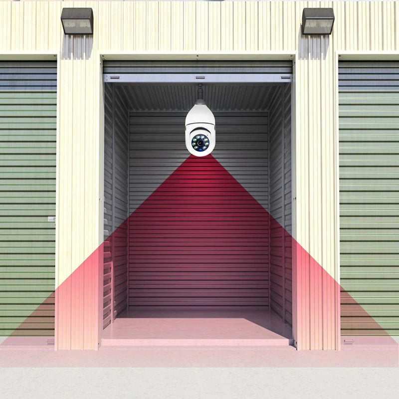 Cameră de Supraveghere WiFi E27 cu Filet Bec