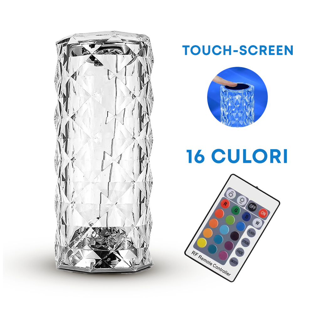 Lampă LED Ambientală cu Telecomandă și control prin atingere