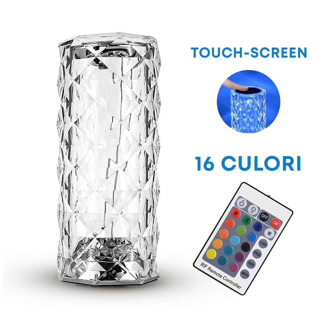 Lampă LED Ambientală cu Telecomandă și control prin atingere
