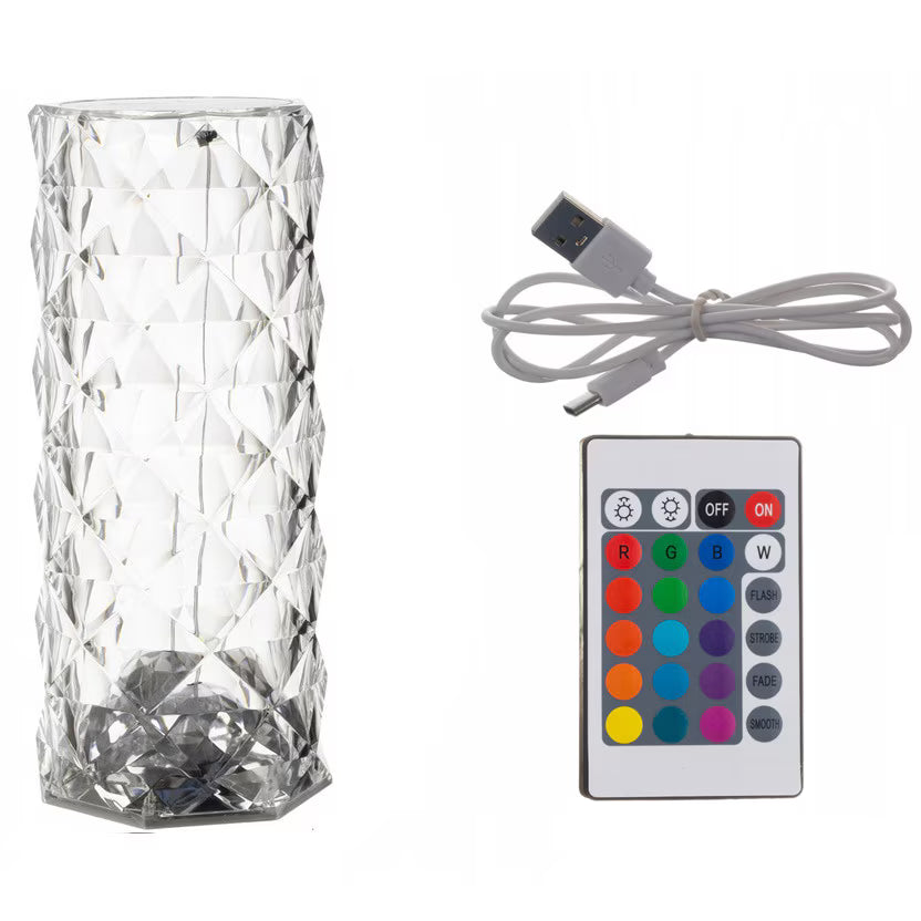 Lampă LED Ambientală cu Telecomandă și control prin atingere