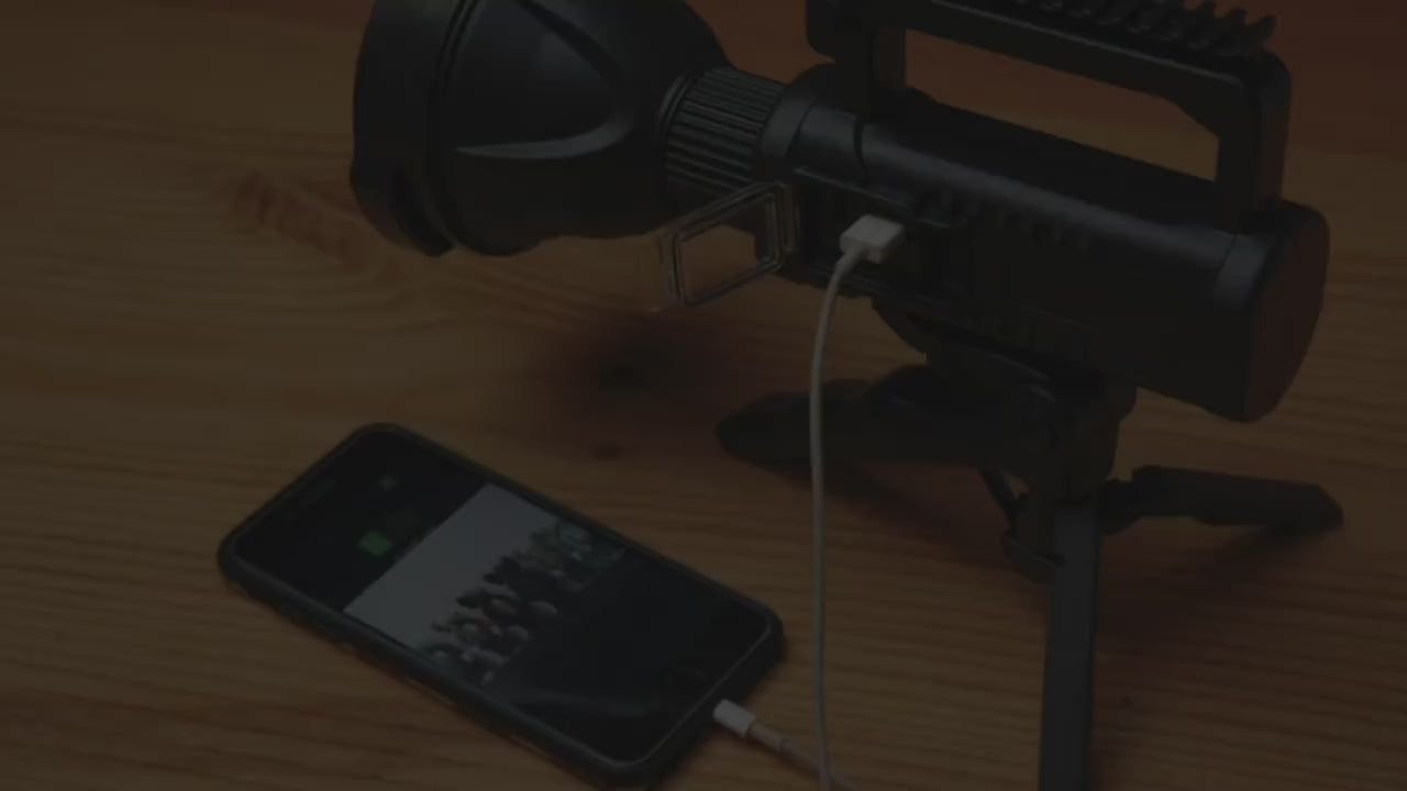 Lanterna LED Reîncărcabilă cu funcție Powerbank