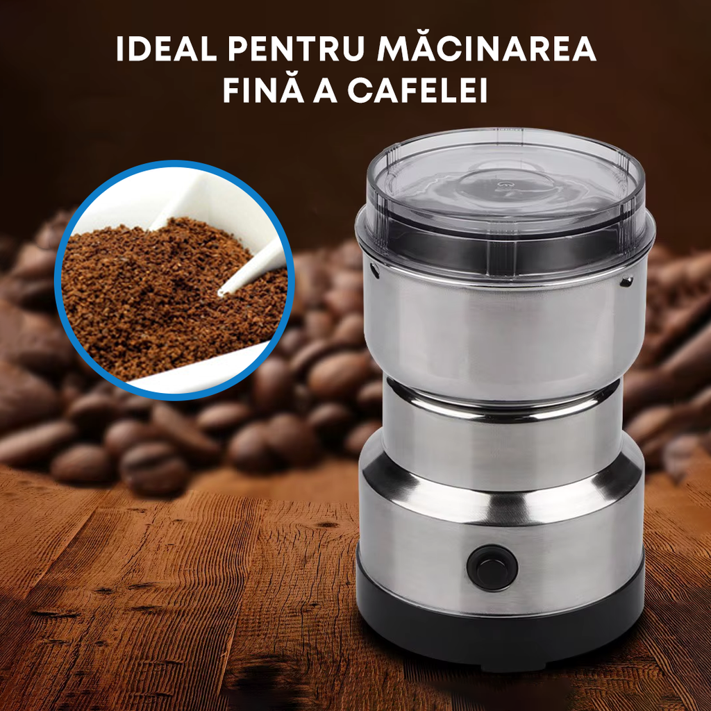 Râșniță Electrică din Inox pentru Cafea și Condimente