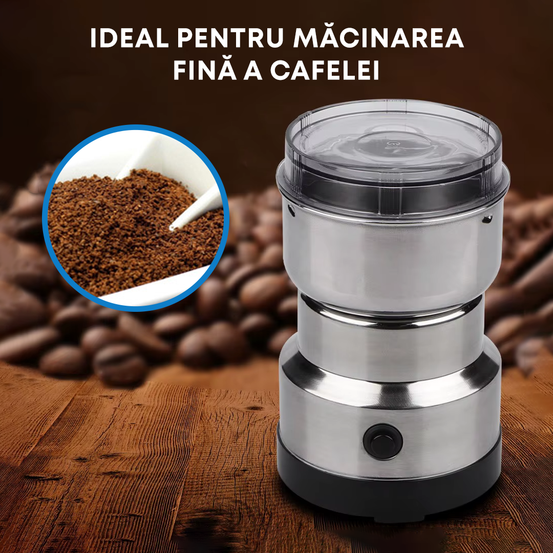 Râșniță Electrică din Inox pentru Cafea și Condimente