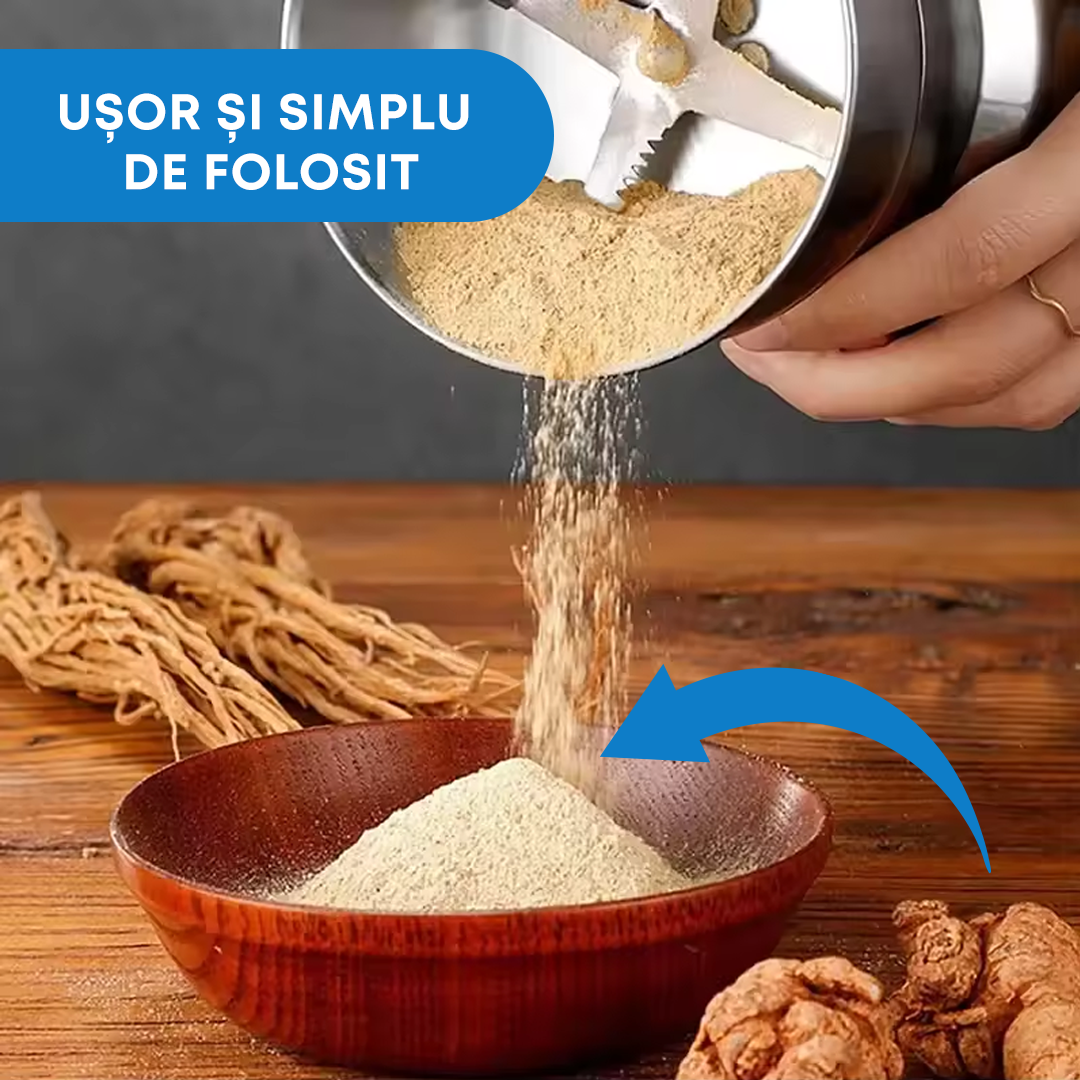 Râșniță Electrică din Inox pentru Cafea și Condimente